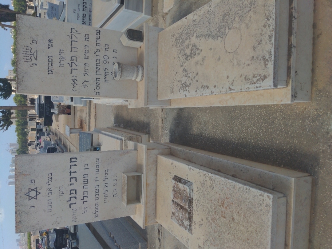 קברו של קלרה "ללי" פלר. תמונה 1